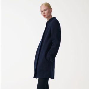 COS navy wool coat